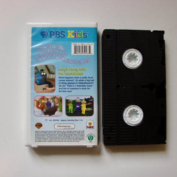 Teletubbies Funny Day VHS 1999 PBS Kids Clamshell Warner Bros Tested RARE - Picture 5 of 5